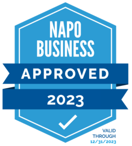 napo approved badge